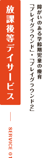 障がいのある学齢期児童の療育「プレイグラウンド」・「プレイグラウンド2」